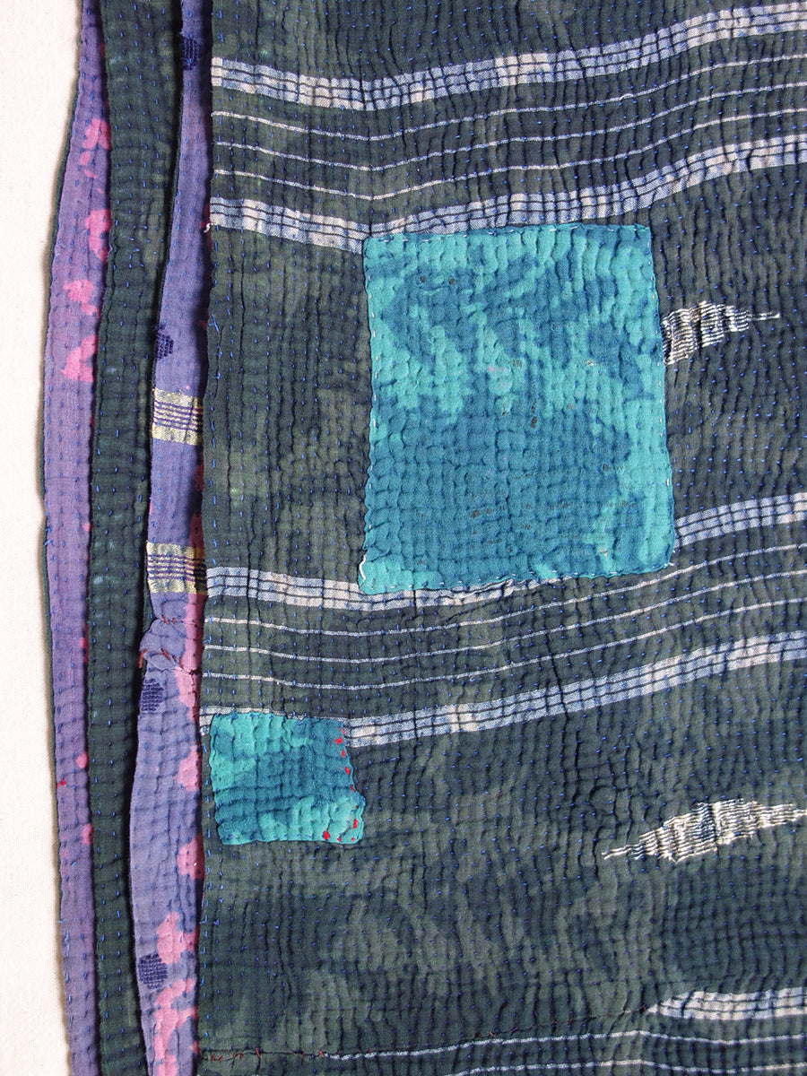 Gudri Handstitched - Purple Blue｜グドゥリ ハンドステッチ - パープルブルー