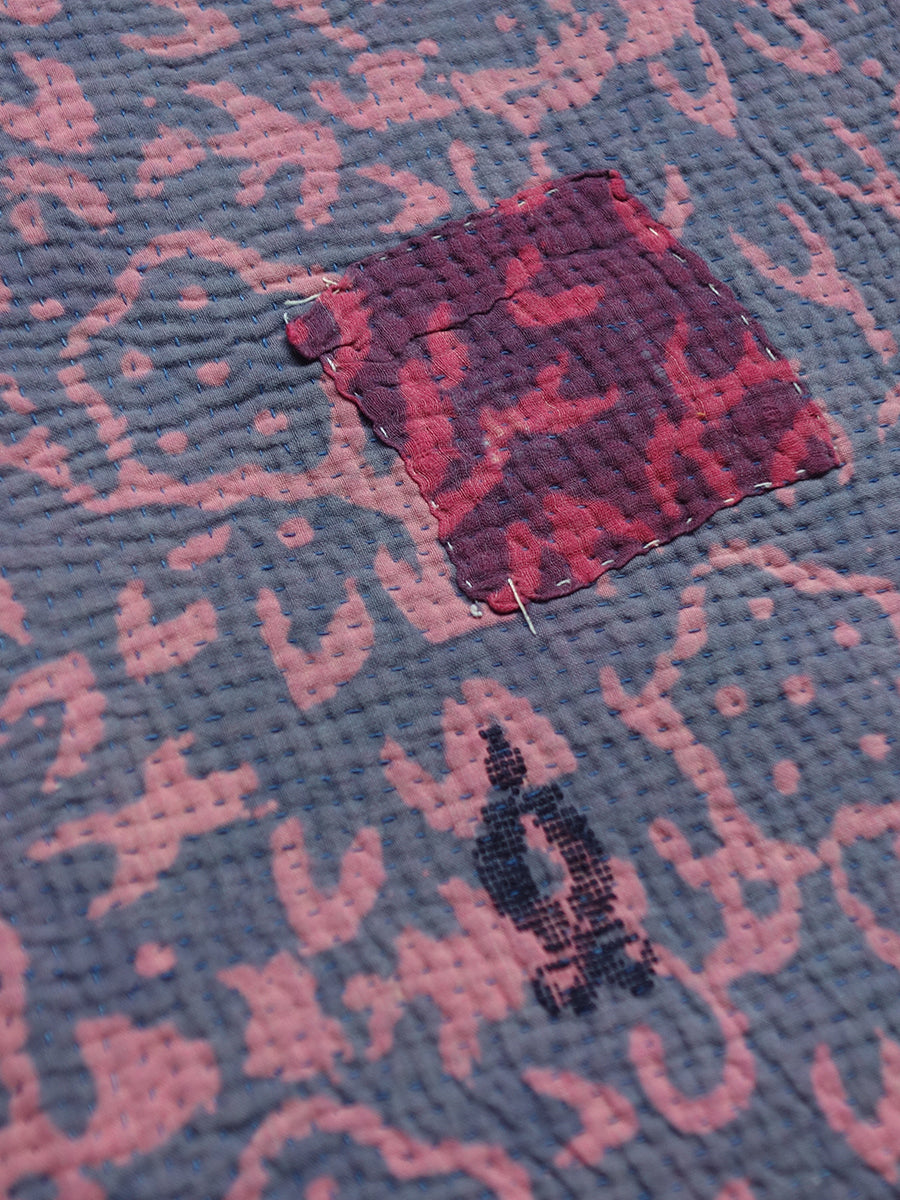 Gudri Handstitched - Purple Blue｜グドゥリ ハンドステッチ - パープルブルー