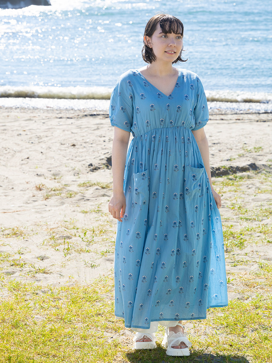 Pool Dress - Sophia Blue｜プールドレス - ソフィアブルー