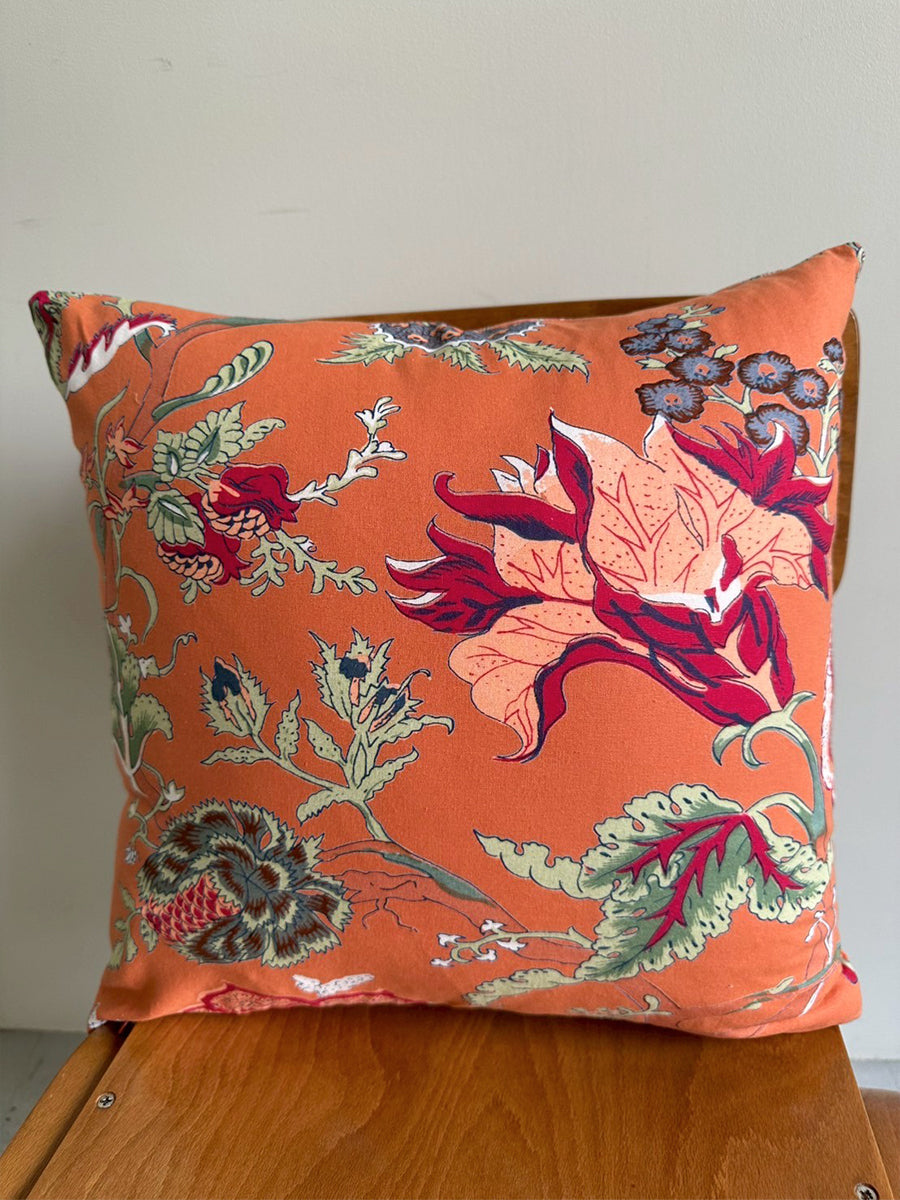 Ptd Canvas Cushion Cover PB - Sequoia Papaya｜プリントキャンバスクッションカバー - セコイアパパイヤ