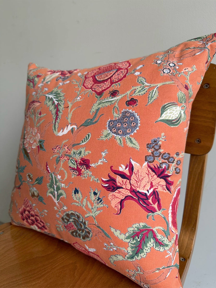 Ptd Canvas Cushion Cover PB - Sequoia Papaya｜プリントキャンバスクッションカバー - セコイアパパイヤ