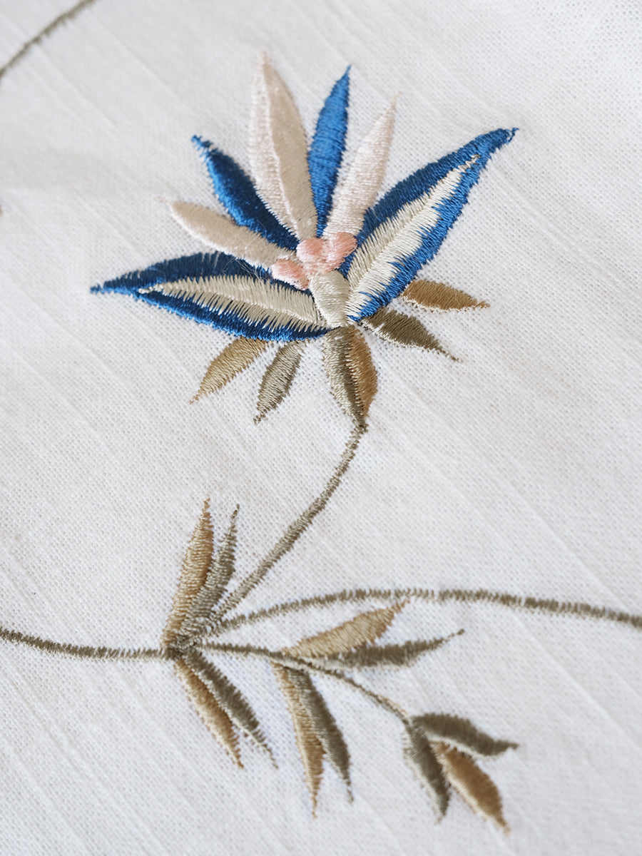Cushion Cover - Floral Natural ｜クッションカバー - フローラル ナチュラル
