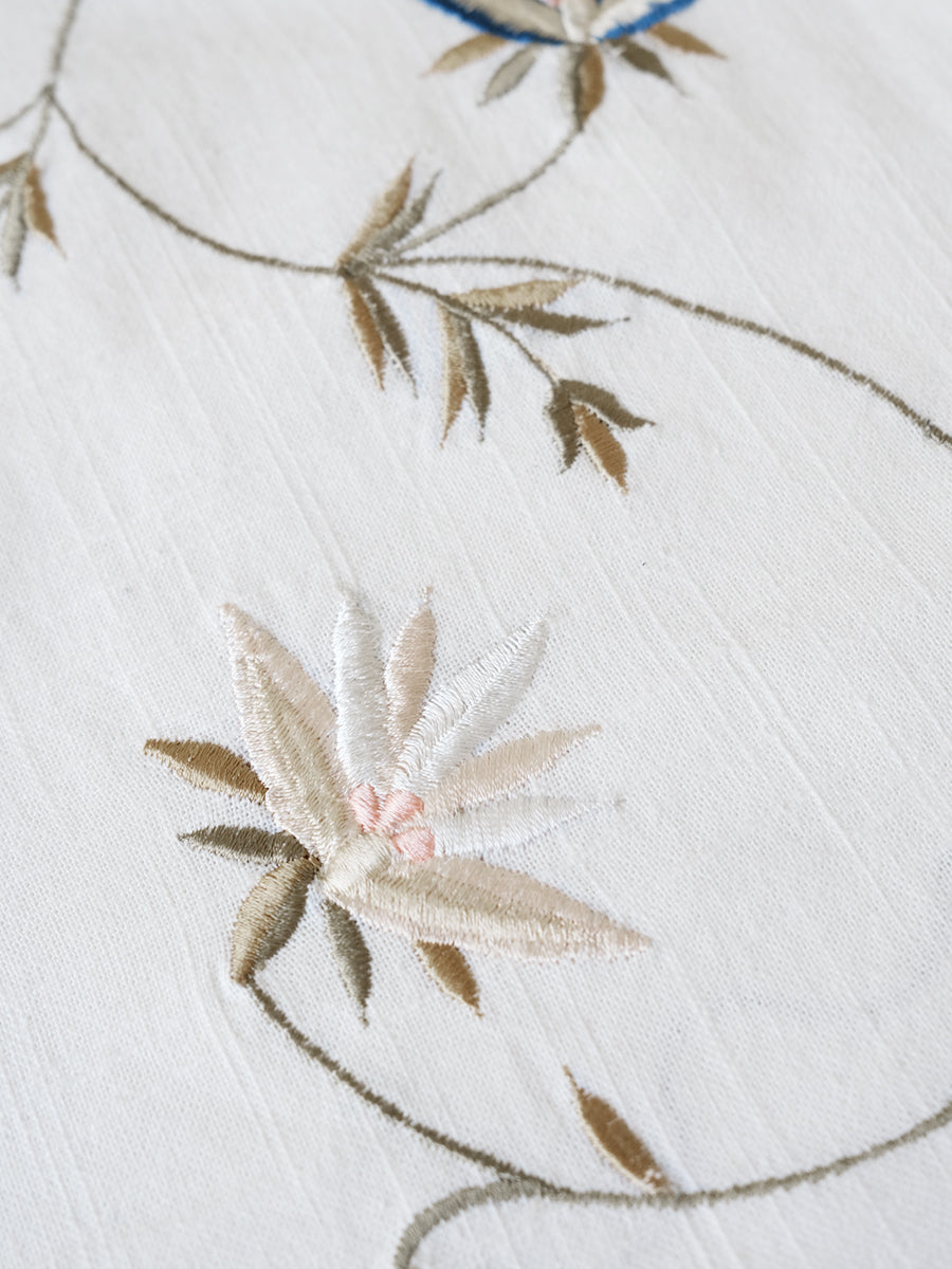 Cushion Cover - Floral Natural ｜クッションカバー - フローラル ナチュラル