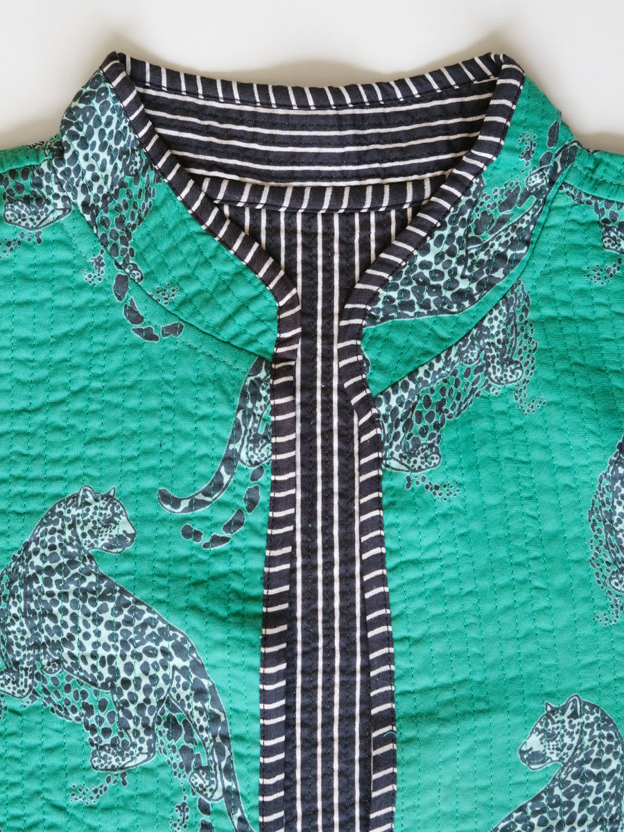 Easy Fit Jacket - Leopard Green｜イージーフィットジャケット - レオパード グリーン