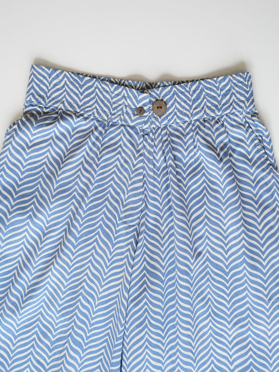 Flouncy Pants - Gumbaj Navy｜フラウンシーパンツ - ガンバジ ネイビー