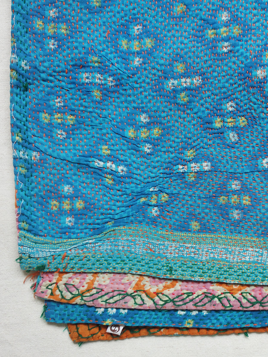 Gudri Handstitched - Blue Orange｜グドゥリ ハンドステッチ - ブルーオレンジ