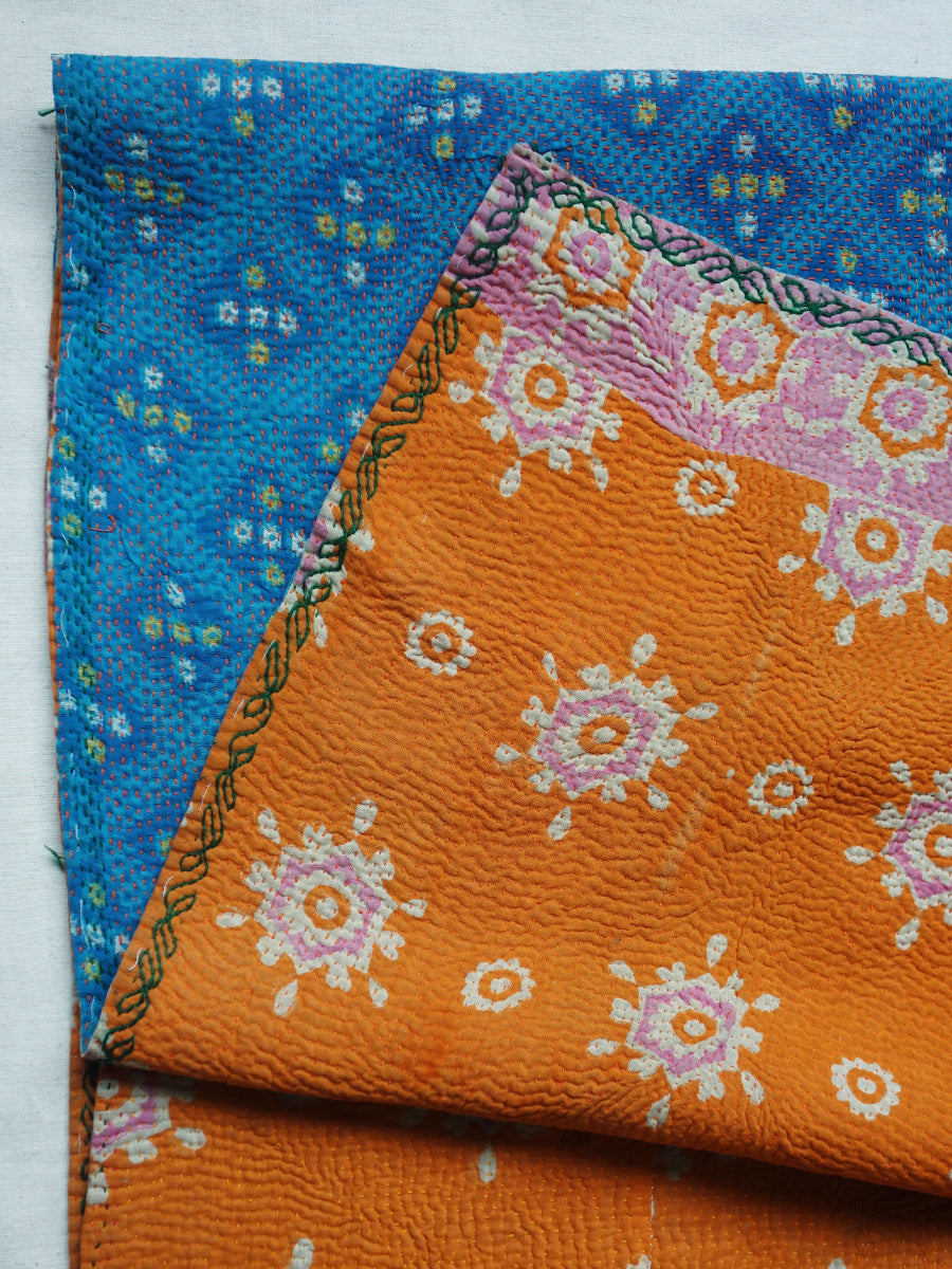 Gudri Handstitched - Blue Orange｜グドゥリ ハンドステッチ - ブルーオレンジ