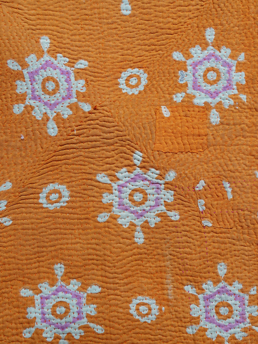 Gudri Handstitched - Blue Orange｜グドゥリ ハンドステッチ - ブルーオレンジ