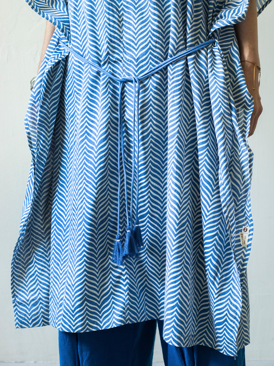 Short Kaftan - Gumbaj Navy｜ショートカフタン - グンバジネイビー