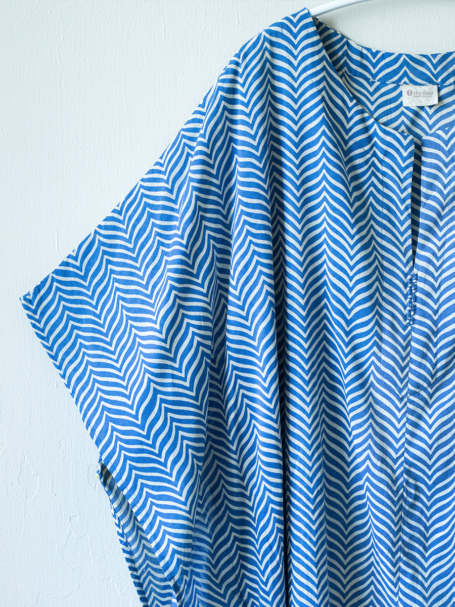 Short Kaftan - Gumbaj Navy｜ショートカフタン - グンバジネイビー