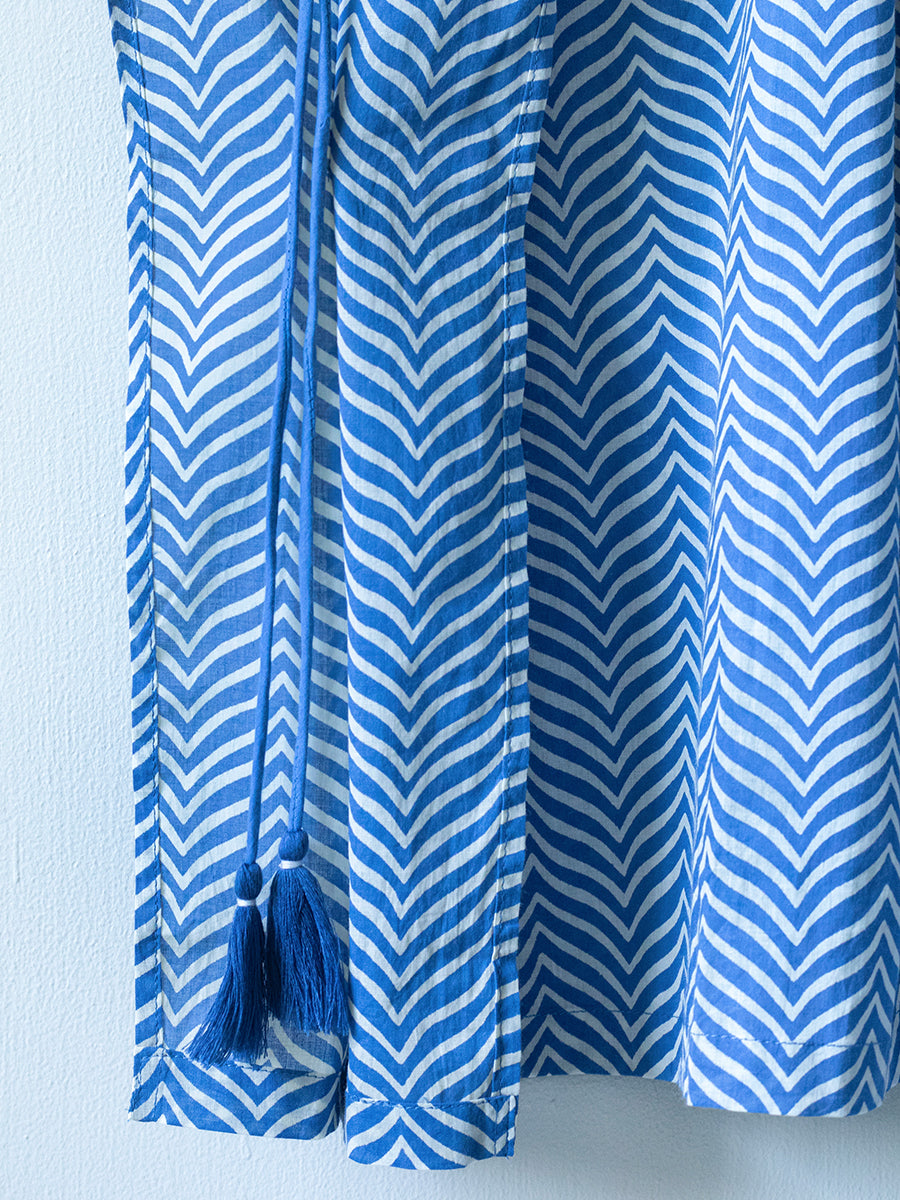 Short Kaftan - Gumbaj Navy｜ショートカフタン - グンバジネイビー