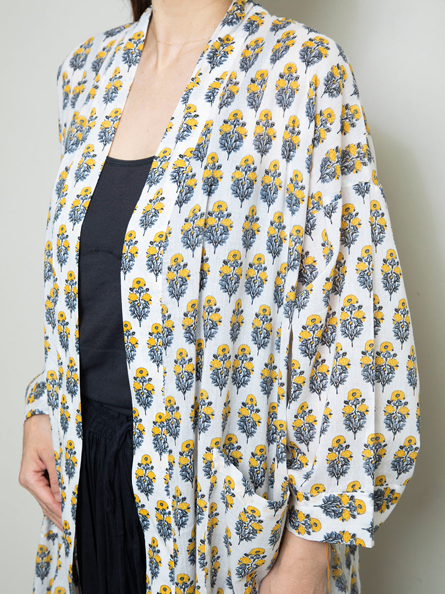 kimono - Nasli Buti White｜キモノローブ - ナスリ ブティホワイト