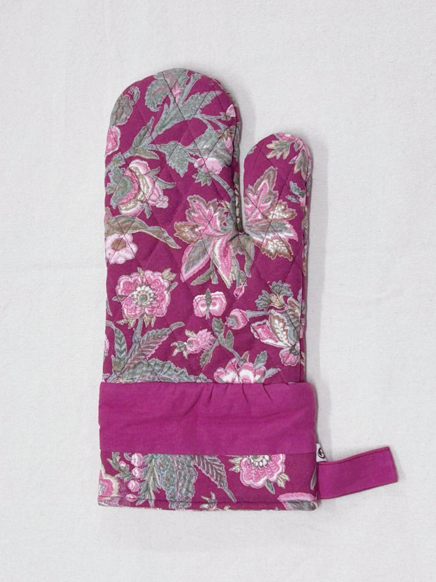 Oven Mitt - Hawaii Viva Magenta｜オーブンミトン - ハワイ ビバマゼンタ