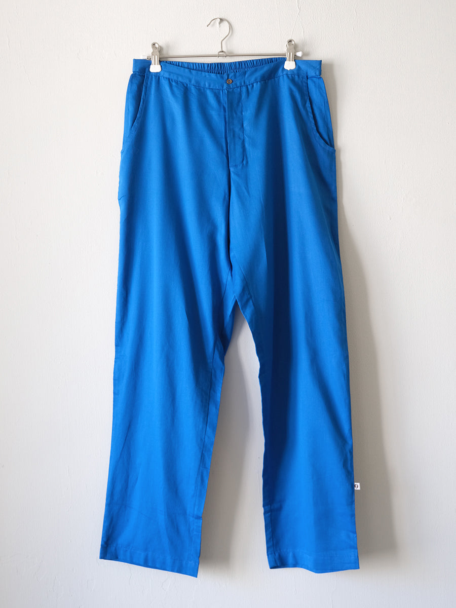 Pencil Pants - Solid Blue｜ペンシルパンツ - ソリッド ブルー
