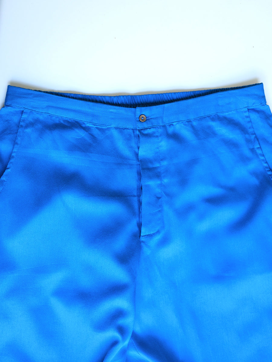 Pencil Pants - Solid Blue｜ペンシルパンツ - ソリッド ブルー