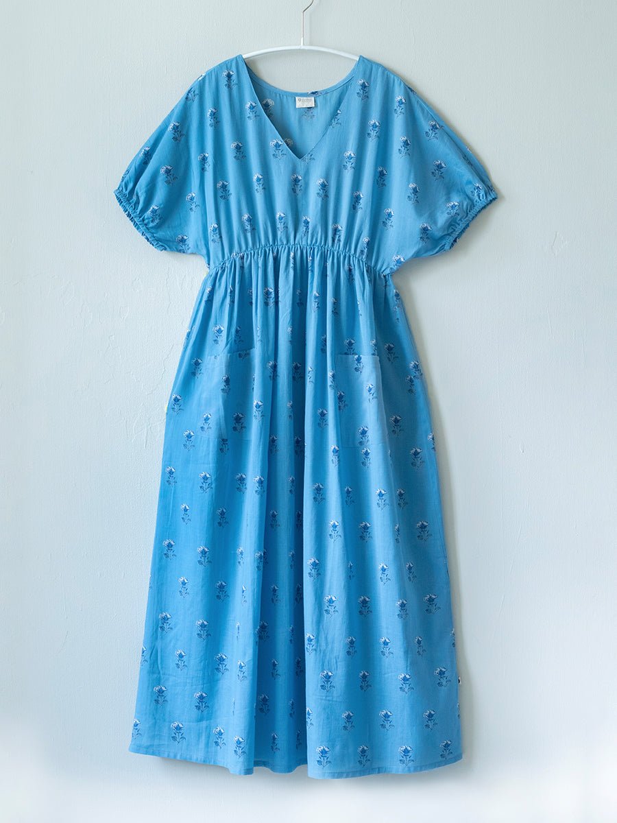 Pool Dress - Sophia Blue｜プールドレス - ソフィアブルー