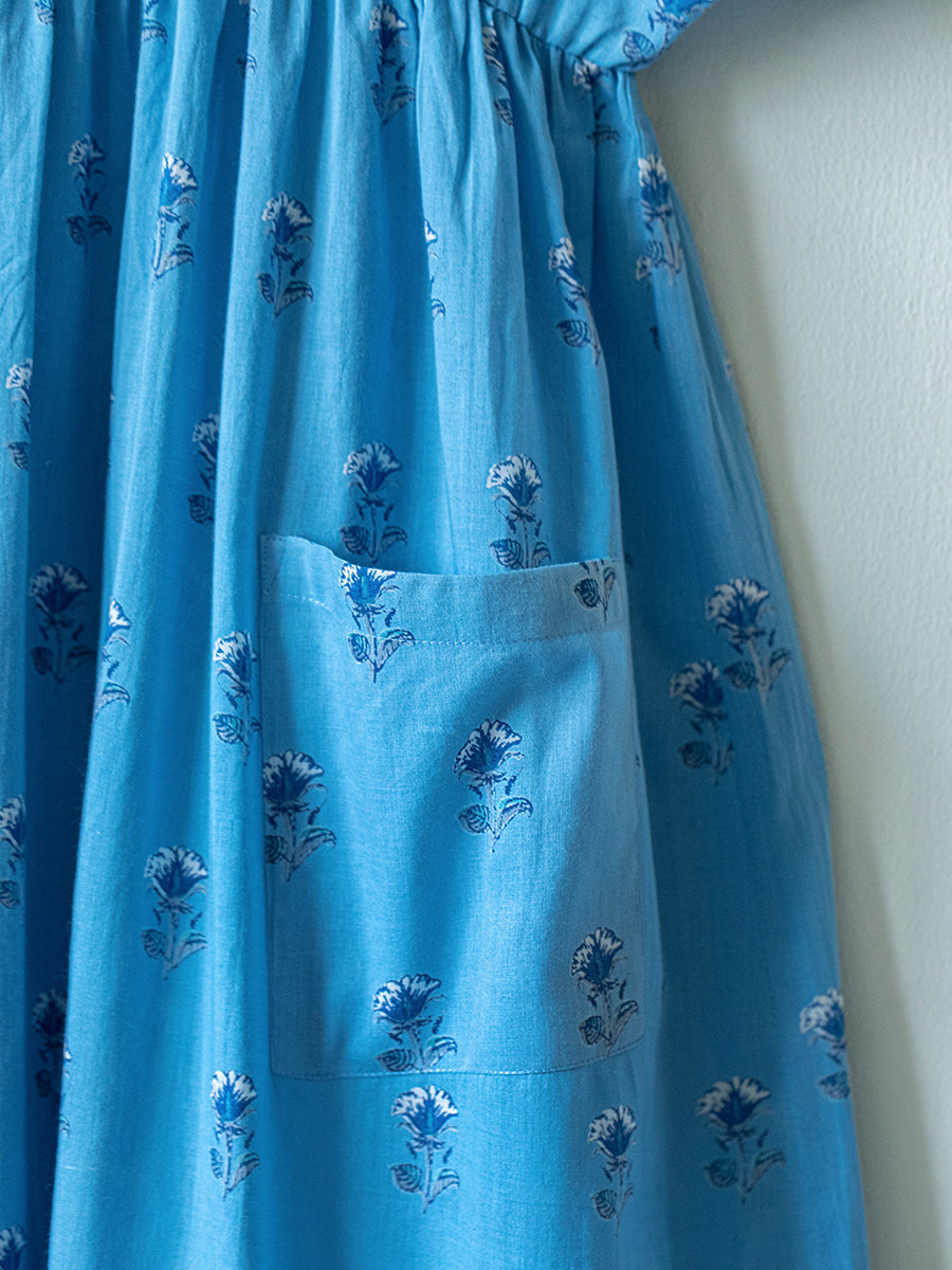 Pool Dress - Sophia Blue｜プールドレス - ソフィアブルー