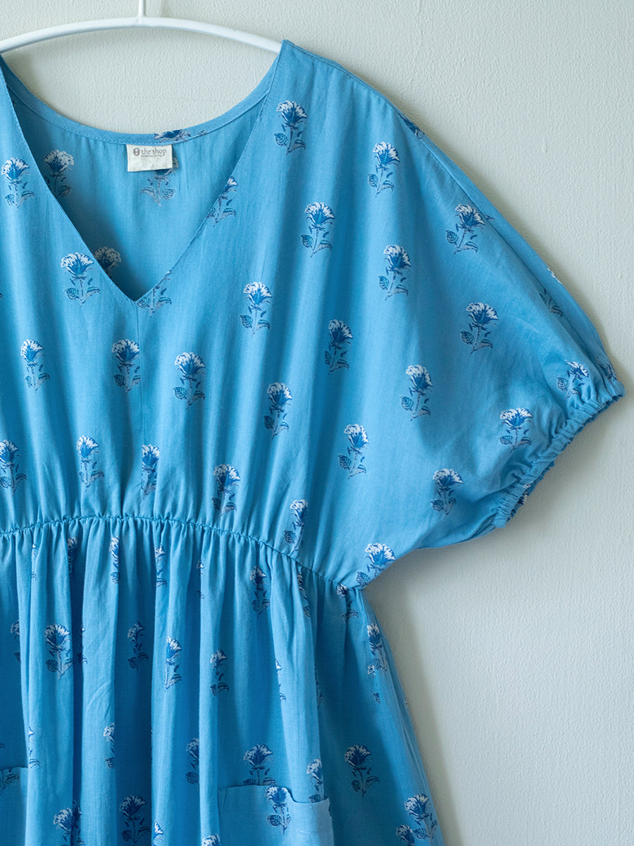 Pool Dress - Sophia Blue｜プールドレス - ソフィアブルー