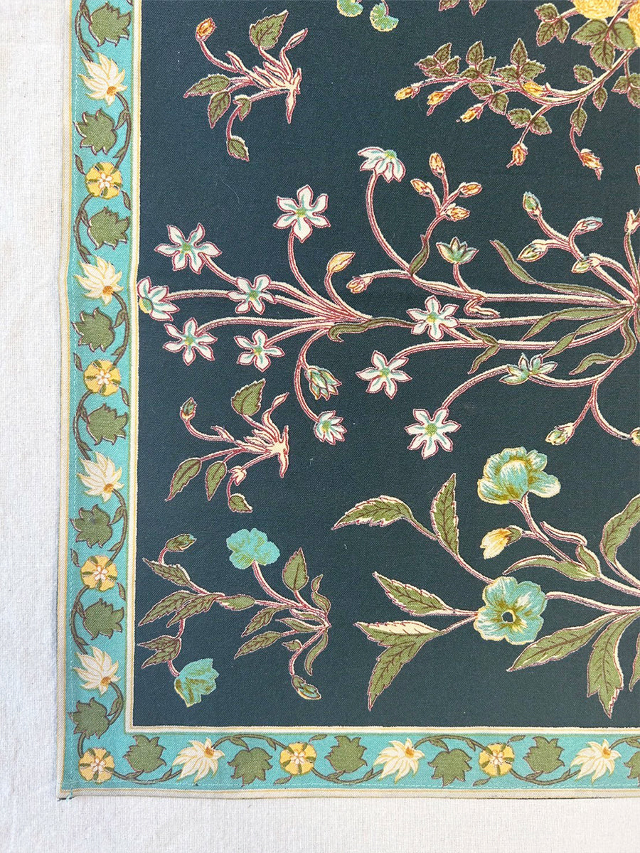 Printed Mat - Garden Emerald｜ランチョンマット - ガーデンエメラルド