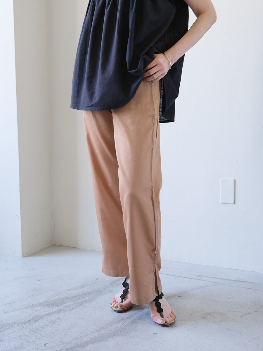 Slim Pants - Solid Beige｜スリムパンツ - ソリッド ベージュ