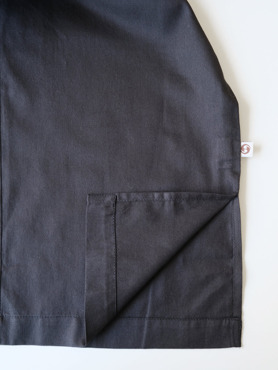 Slim Pants - Solid Black｜スリムパンツ - ソリッド ブラック