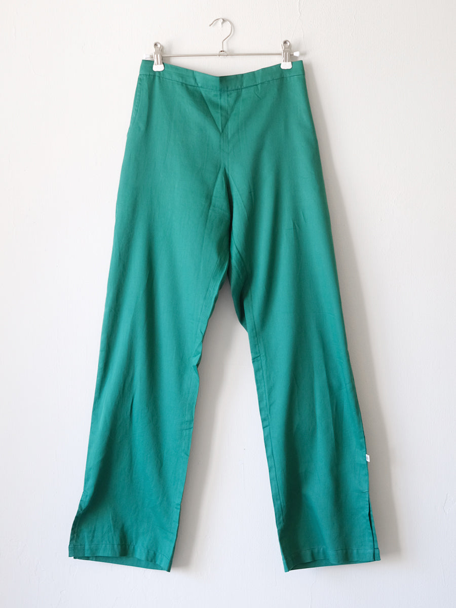 Slim Pants - Solid Green｜スリムパンツ - ソリッド グリーン