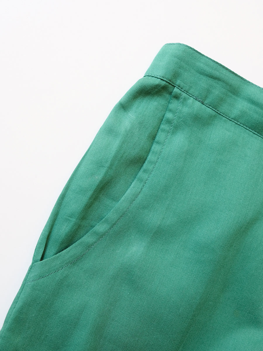 Slim Pants - Solid Green｜スリムパンツ - ソリッド グリーン