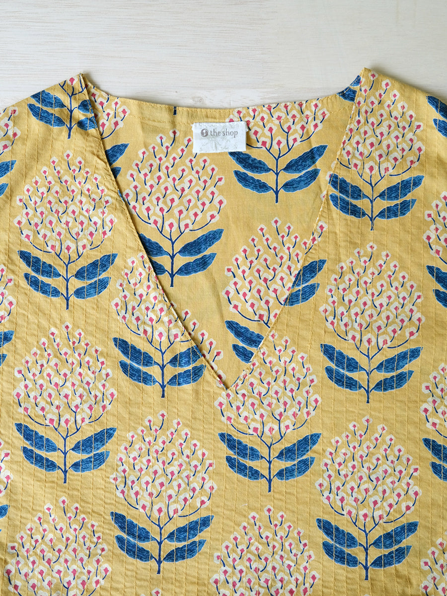 Cecilia Dress - Ali Flower Yellow | セシリアドレス - アリフラワーイエロー