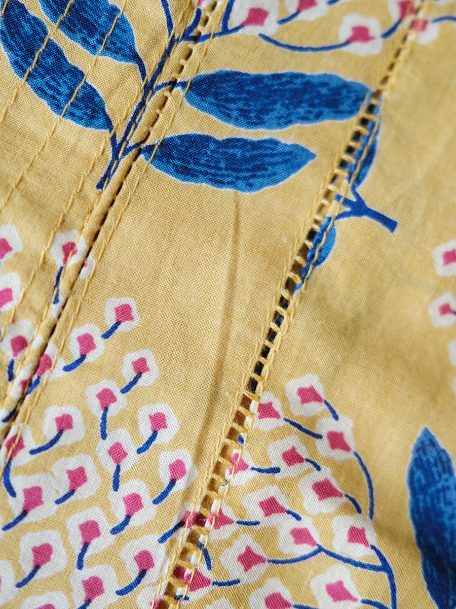 Cecilia Dress - Ali Flower Yellow | セシリアドレス - アリフラワーイエロー