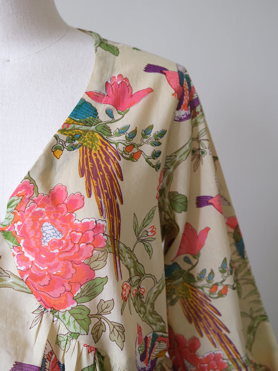 Kovalam Dress - Bird Lime｜コヴァラムドレス - バードライム