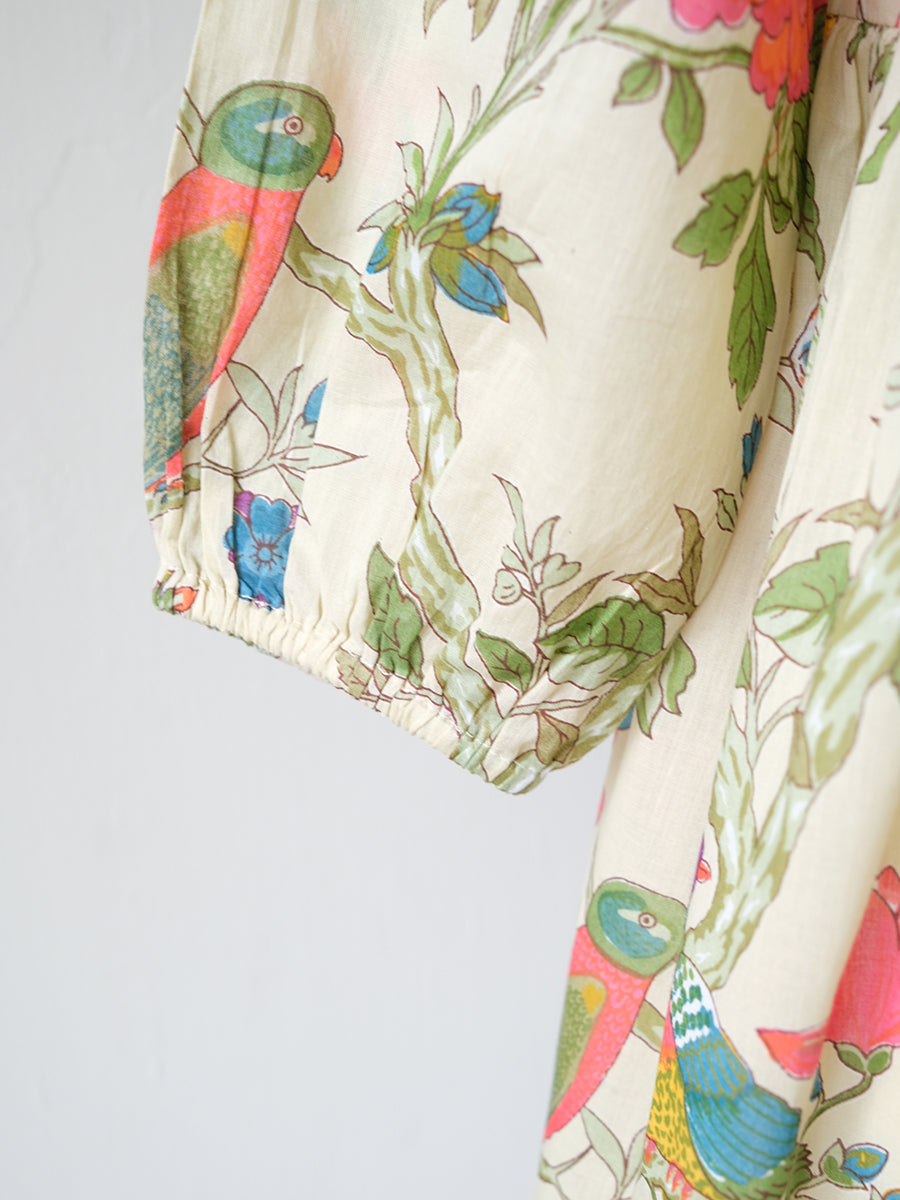 Kovalam Dress - Bird Lime｜コヴァラムドレス - バードライム