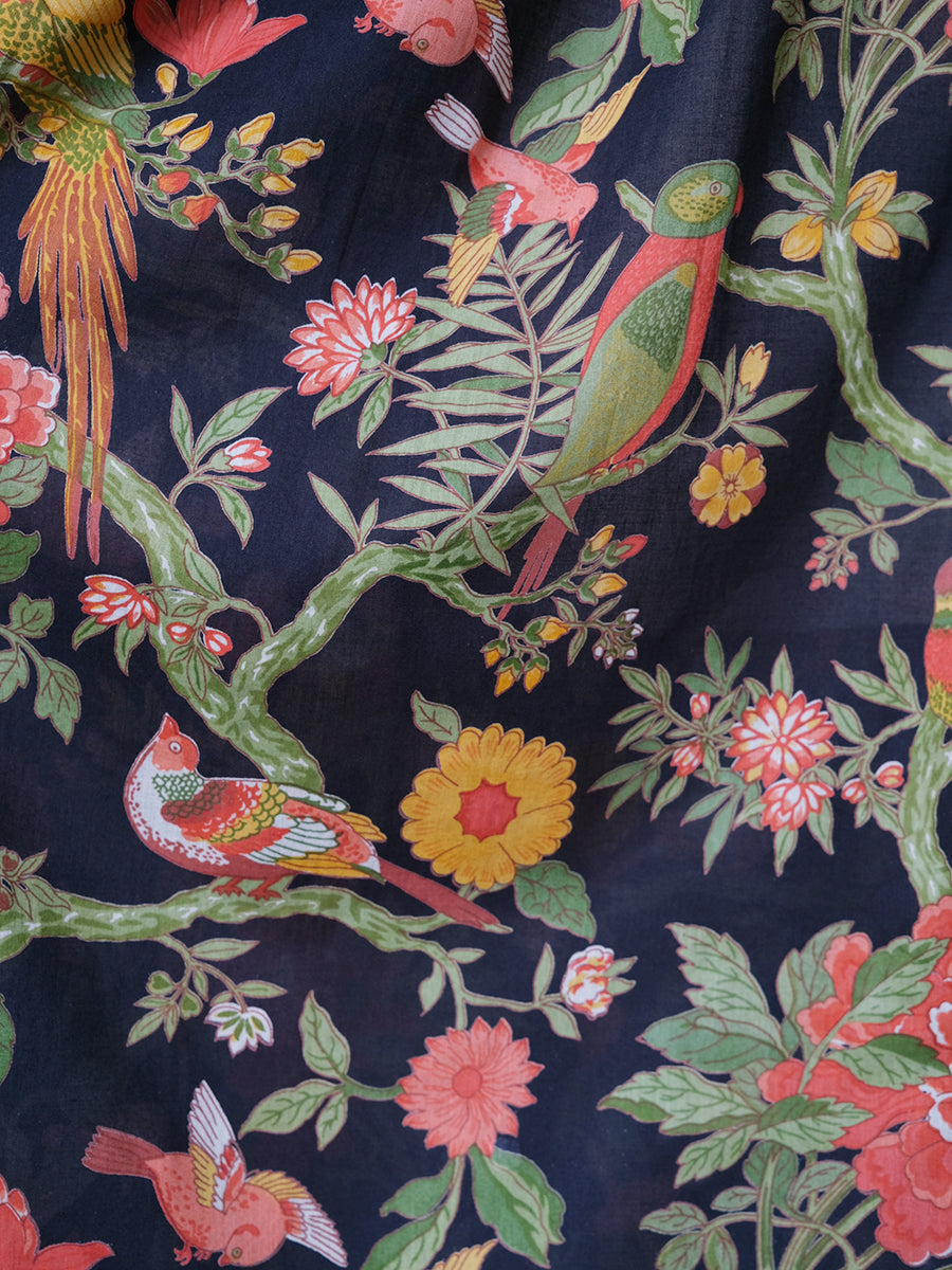 Kovalam Dress - Bird Black｜コヴァラムドレス - バードブラック