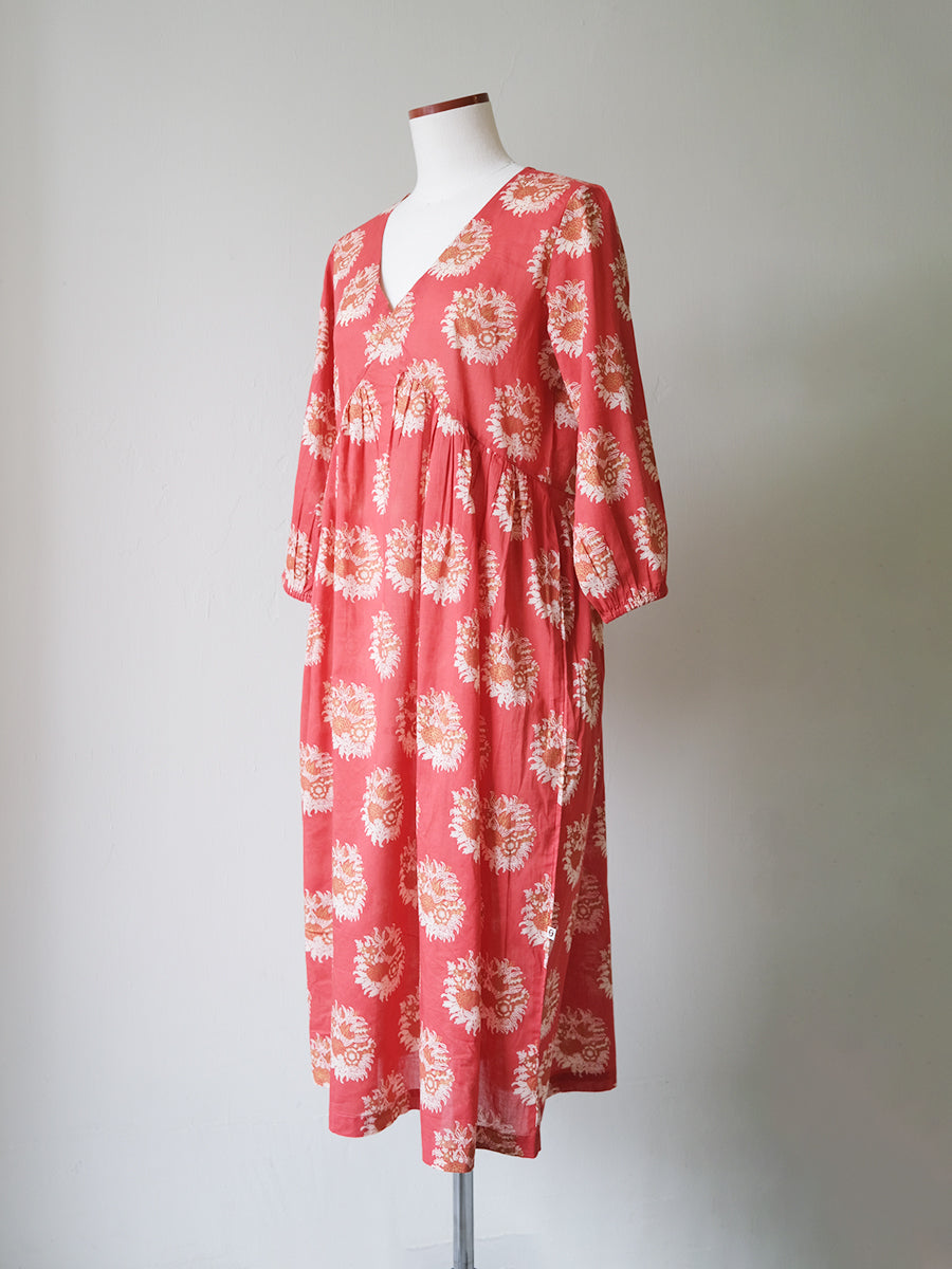 Kovalam Dress - Gulab Rust｜コヴァラムドレス - グラーブラスト