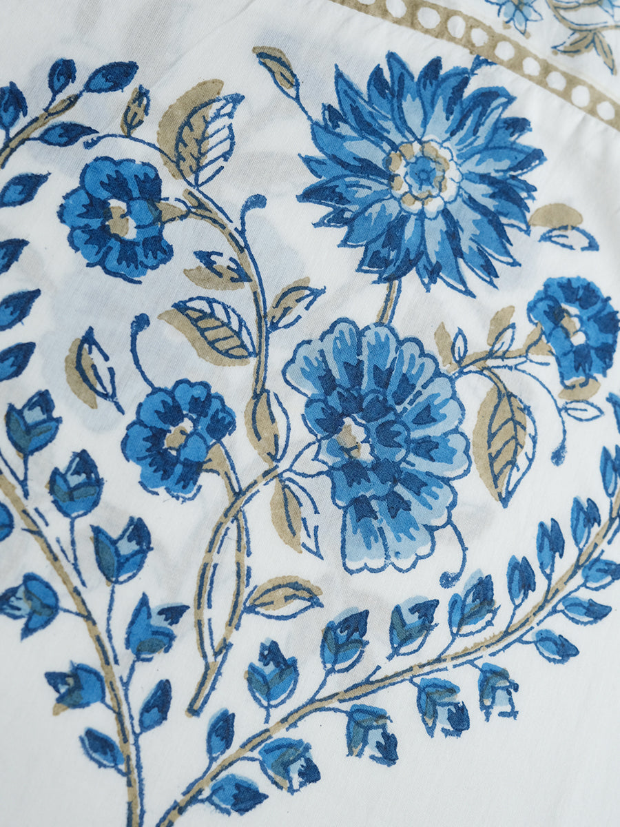 Off Shoulder Kaftan - Block White | オフショルダーカフタン - ブロックホワイト