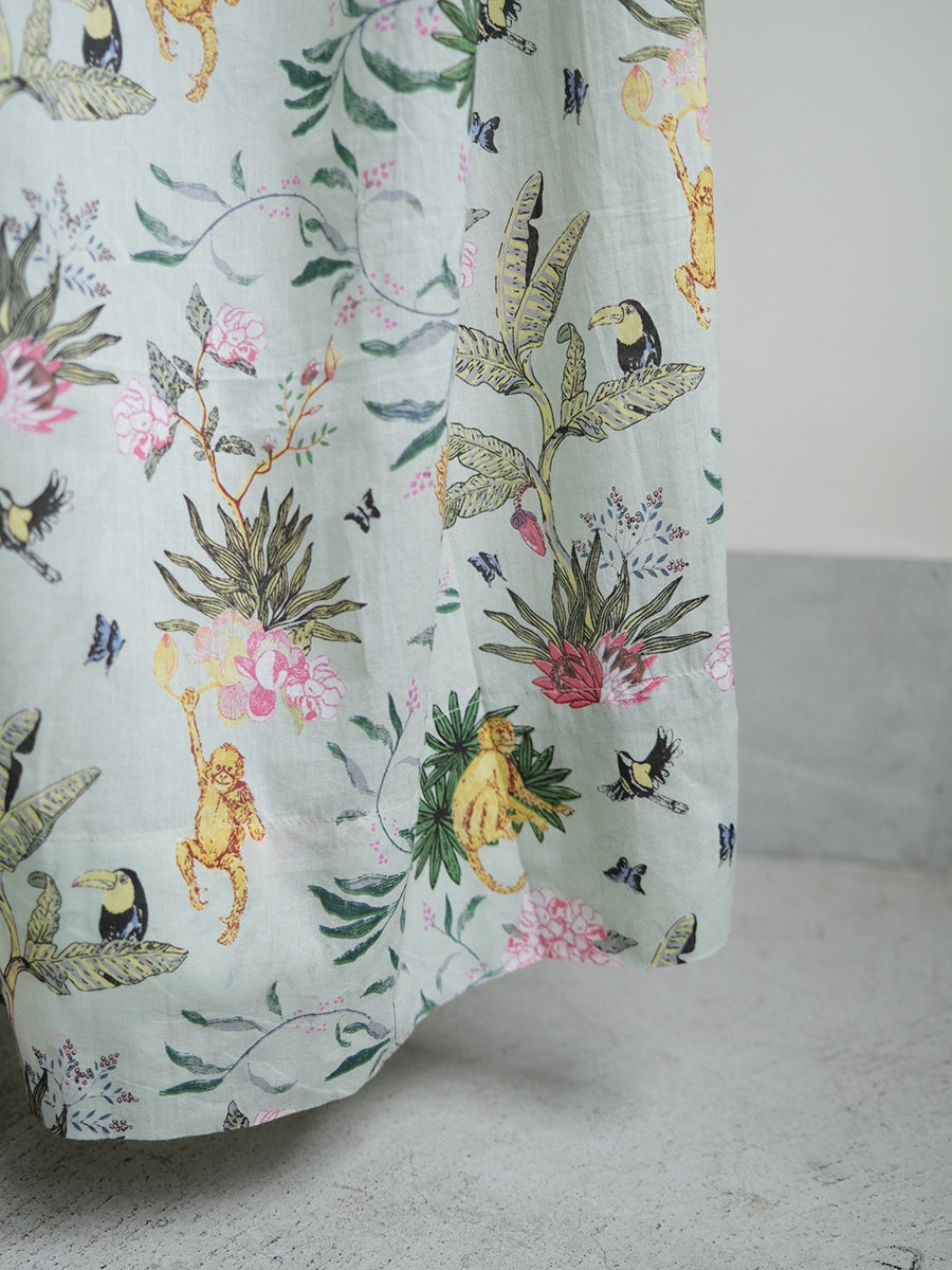 Printed Voile Curtain - Ubud Wave｜ボイルカーテン - ウブドウェーブ