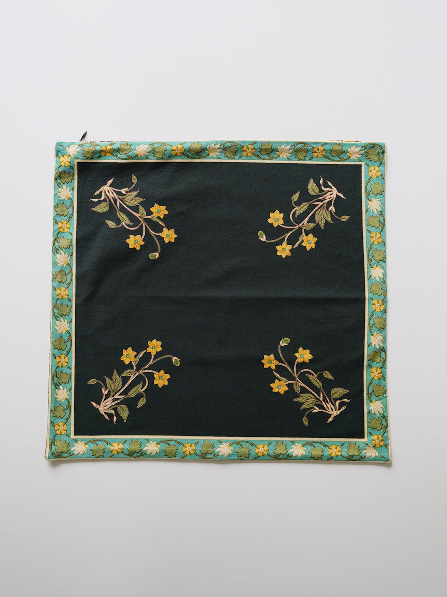 Printed Cushion Cover Rev - Garden Emerald｜プリントクッションカバー - ガーデンエメラルド