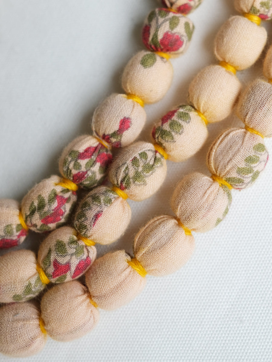 Layered Mala - Salmon Pink | レイヤードマーラー - サーモンピンク