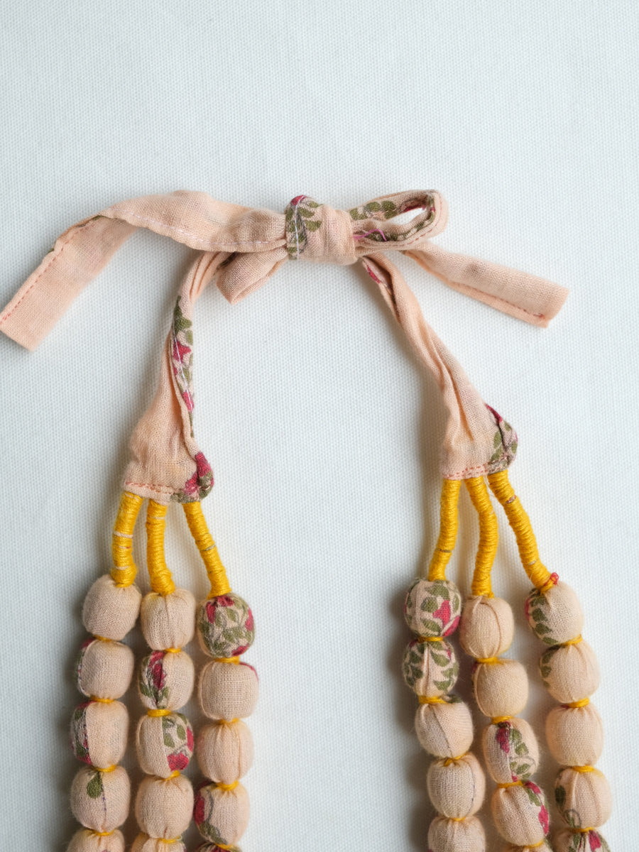 Layered Mala - Salmon Pink | レイヤードマーラー - サーモンピンク