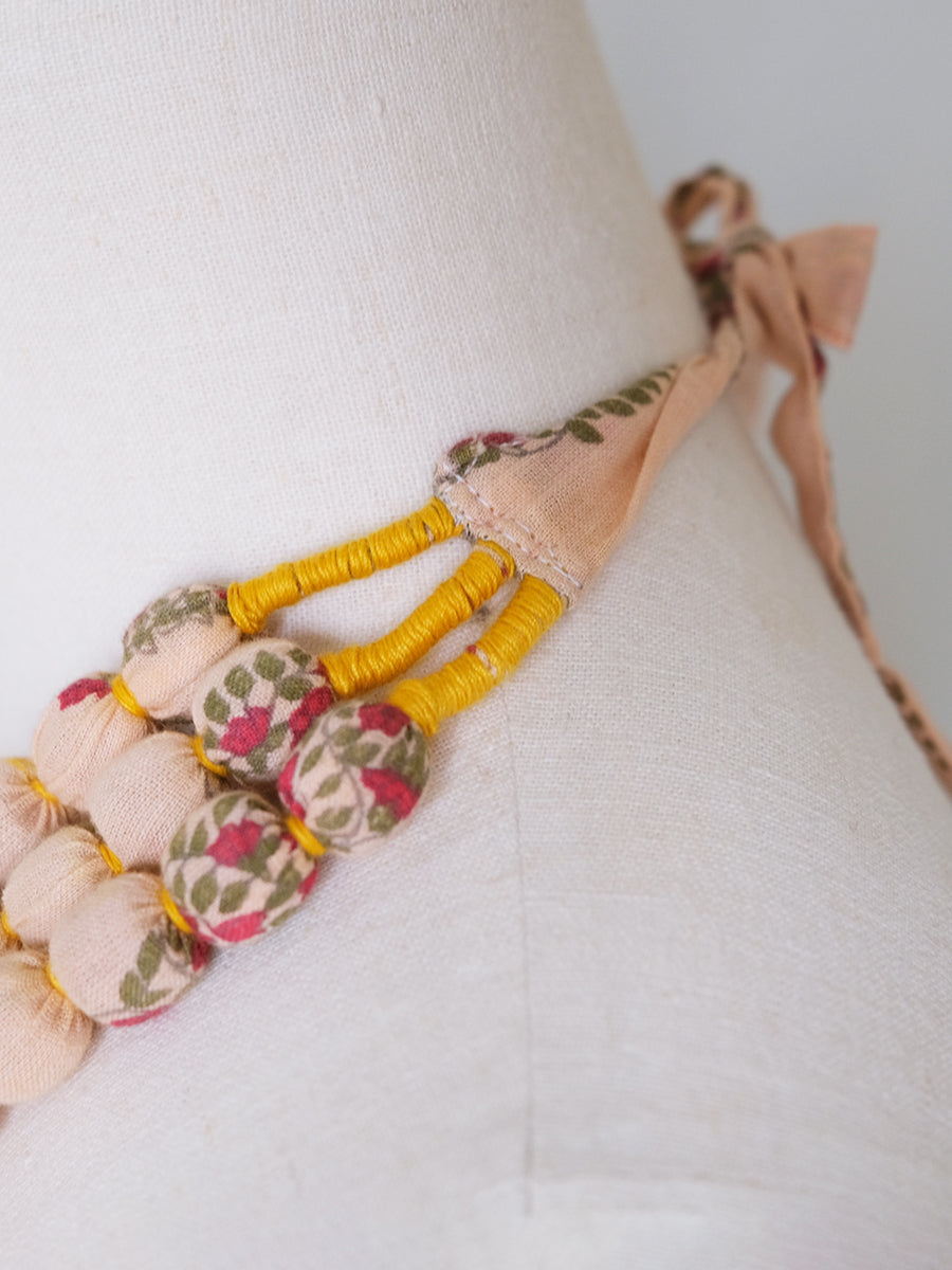 Layered Mala - Salmon Pink | レイヤードマーラー - サーモンピンク