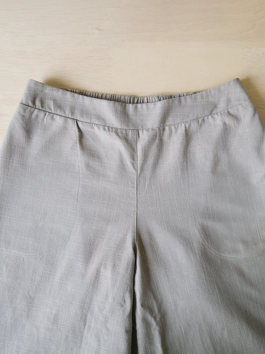 Ellie Pant - Solid Grey | エリーパンツ - ソリッドグレー