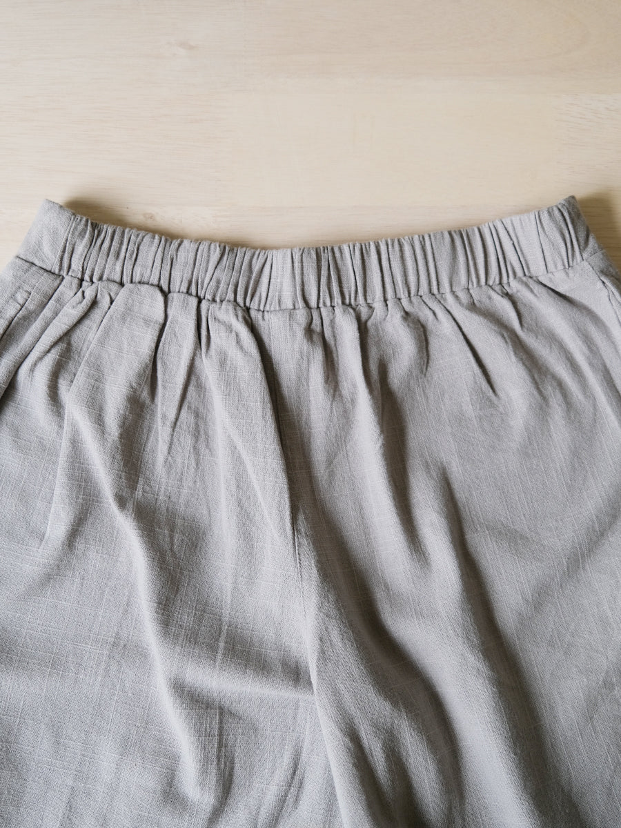 Ellie Pant - Solid Grey | エリーパンツ - ソリッドグレー