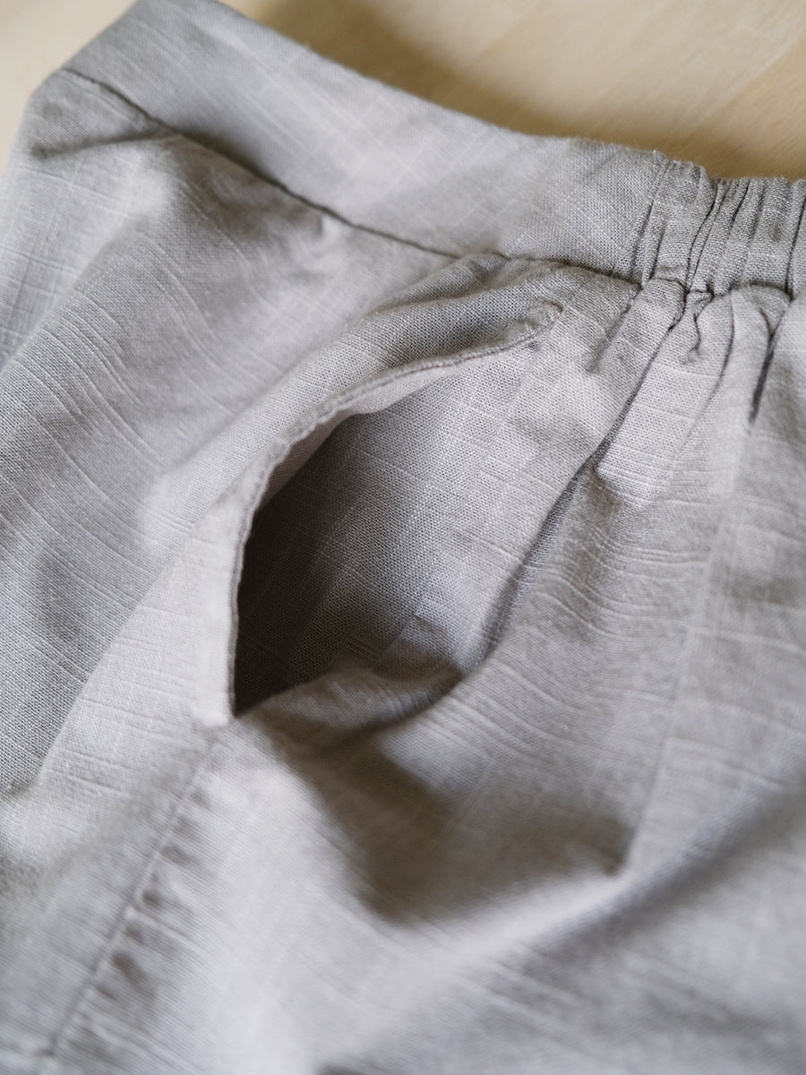 Ellie Pant - Solid Grey | エリーパンツ - ソリッドグレー