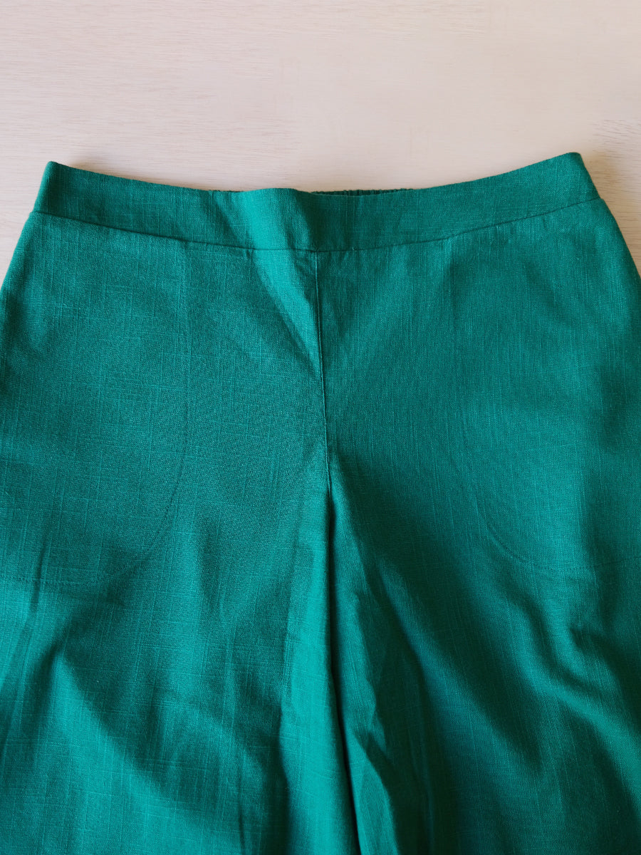 Ellie Pant - Solid Emerald | エリーパンツ - ソリッドエメラルド