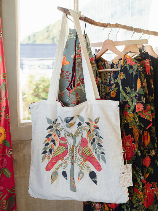 Bird Tree tote - Natural｜バードツリートート - ナチュラル