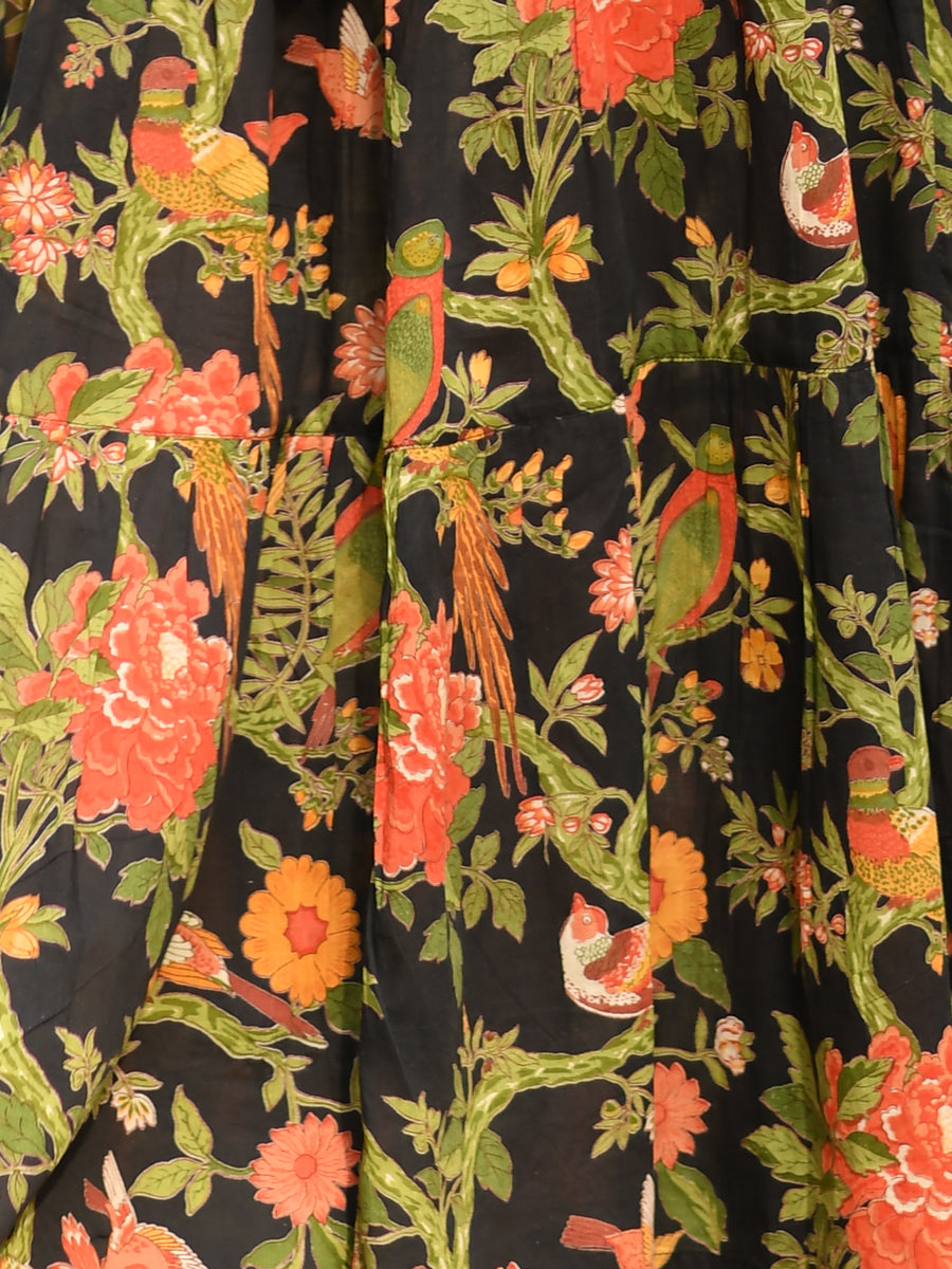 Ayumi skirt - Bird Black｜アユミスカート - バードブラック