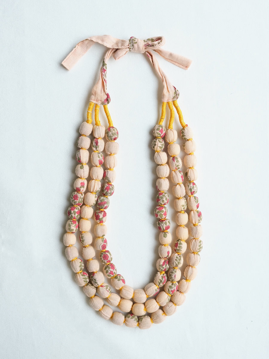 Layered Mala - Salmon Pink | レイヤードマーラー - サーモンピンク