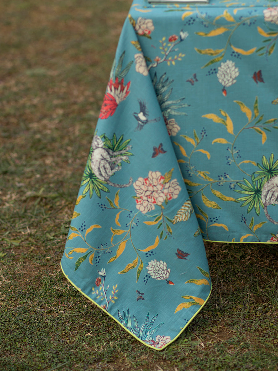 Printed Rectangular Tablecloth - Ubud Canopy｜プリントテーブルクロス - ウブドキャノピー