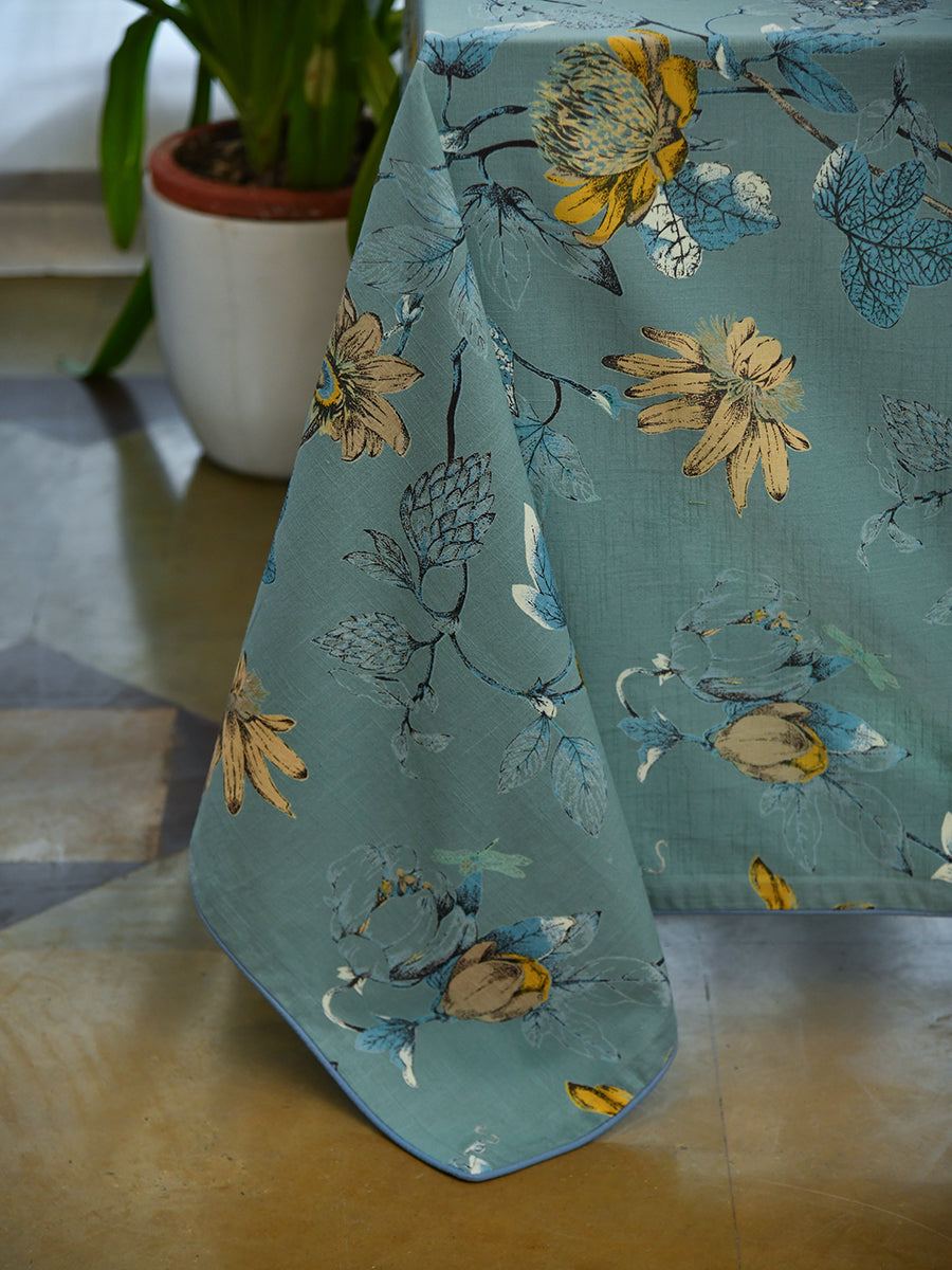 Printed Textured Table Cloth - Serafina Skyway｜プリントテーブルクロス - セラフィナ スカイウェイ