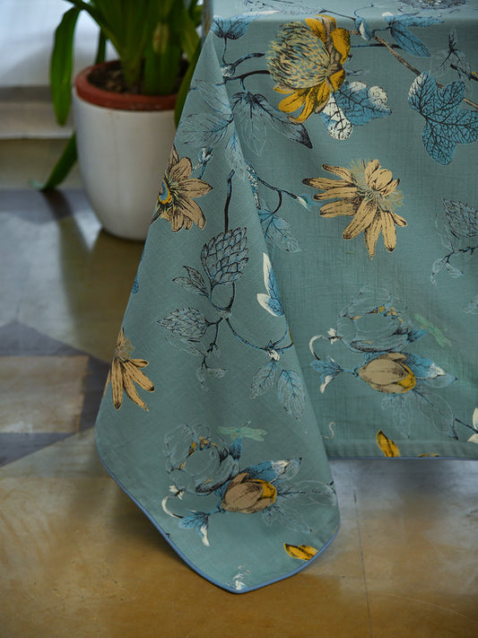 Printed Textured Table Cloth - Serafina Skyway｜プリントテーブルクロス - セラフィナ スカイウェイ